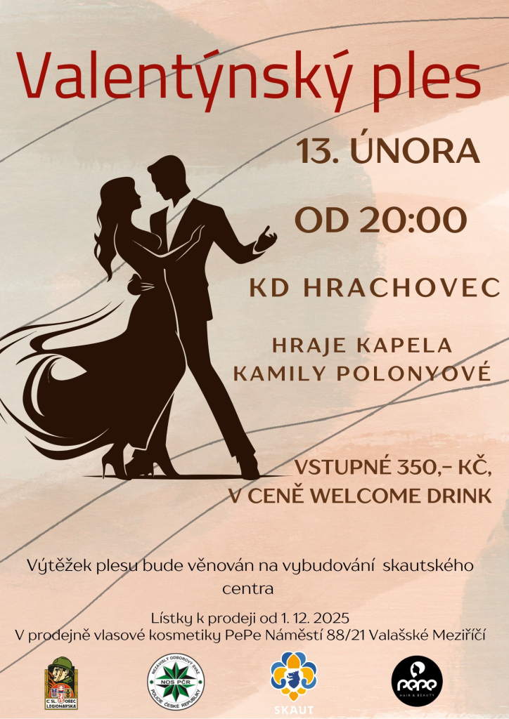 Valentýnský ples v Hrachovci